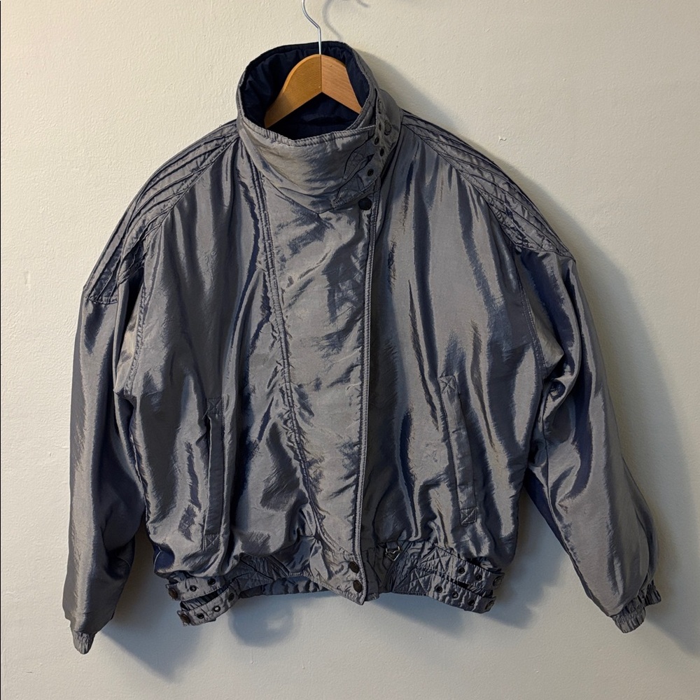 VTG 90s Obermeyer Women’s Winter Ski Zip Up Jacket Size 10